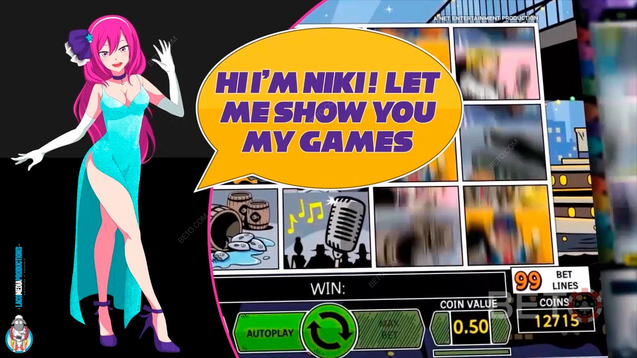 这是 Niki，她会指导你并向你展示他们所有的游戏