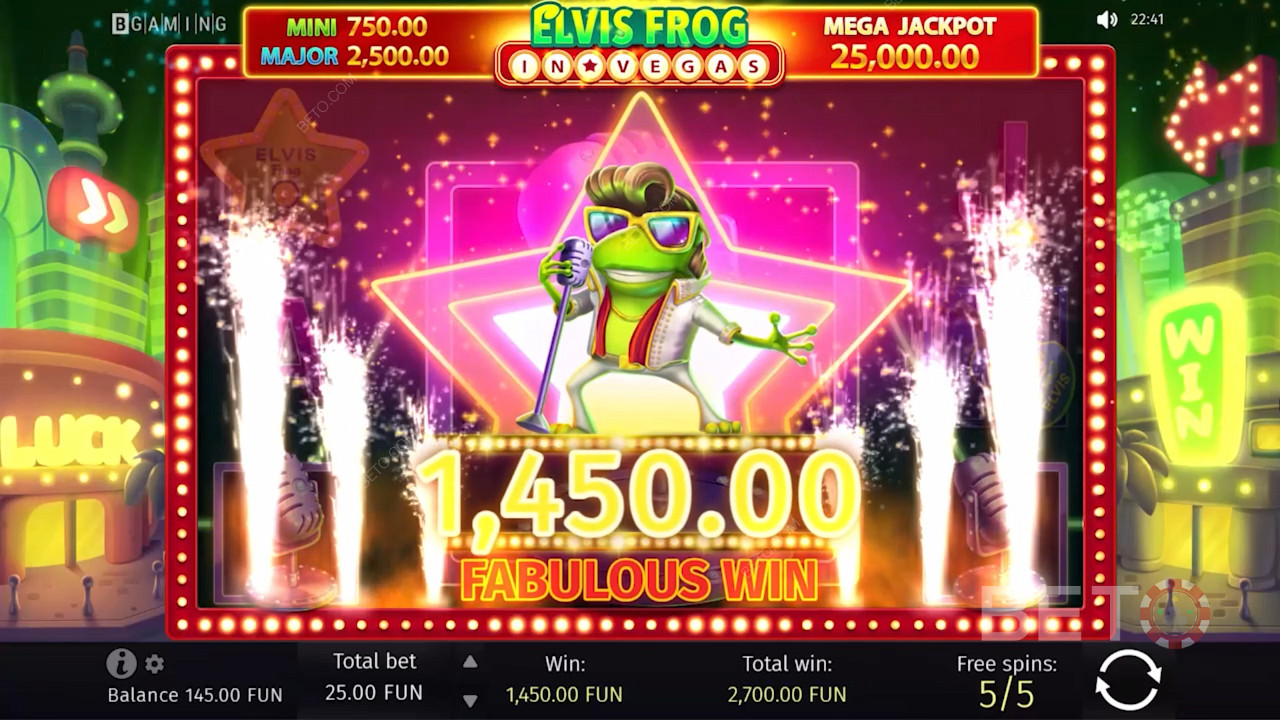 在新版猫王青蛙赌场老虎机中成为拉斯维加斯的下一位超级巨星
