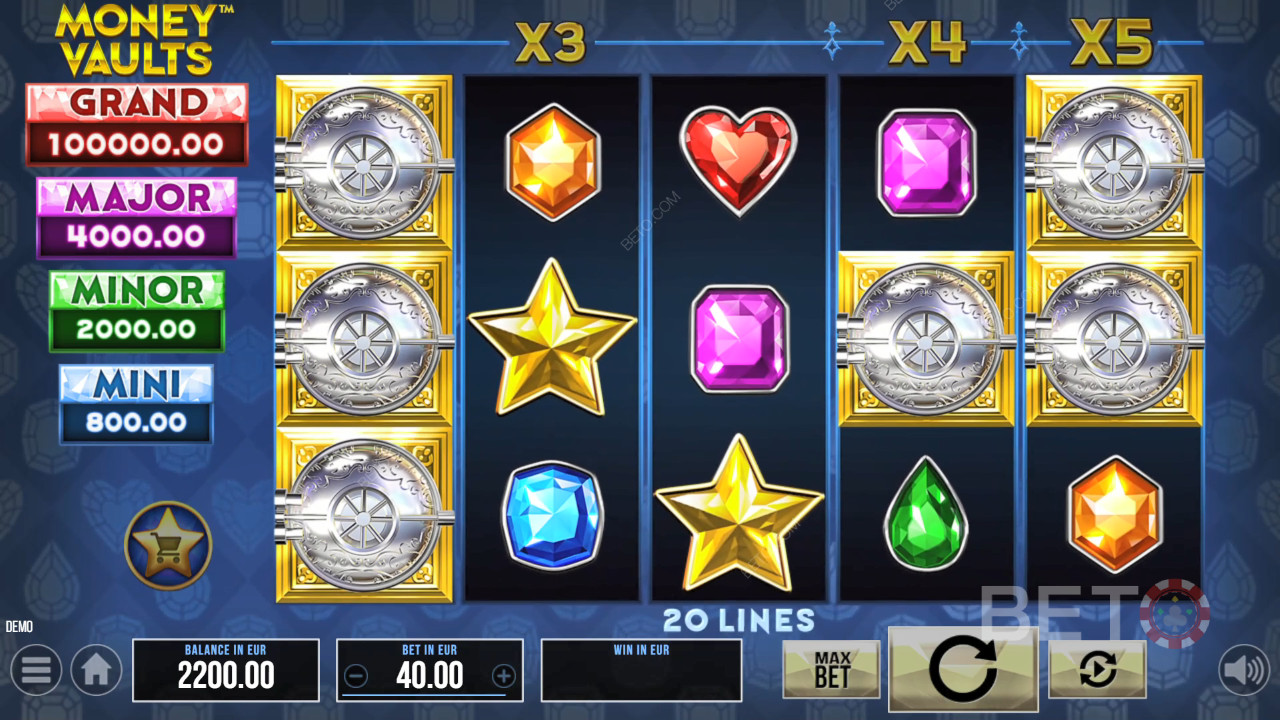 Money Vaults 免费游戏