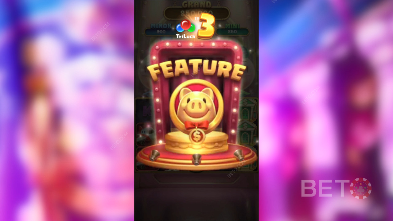 TaDa Gaming《3 幸运小猪》奖金功能说明