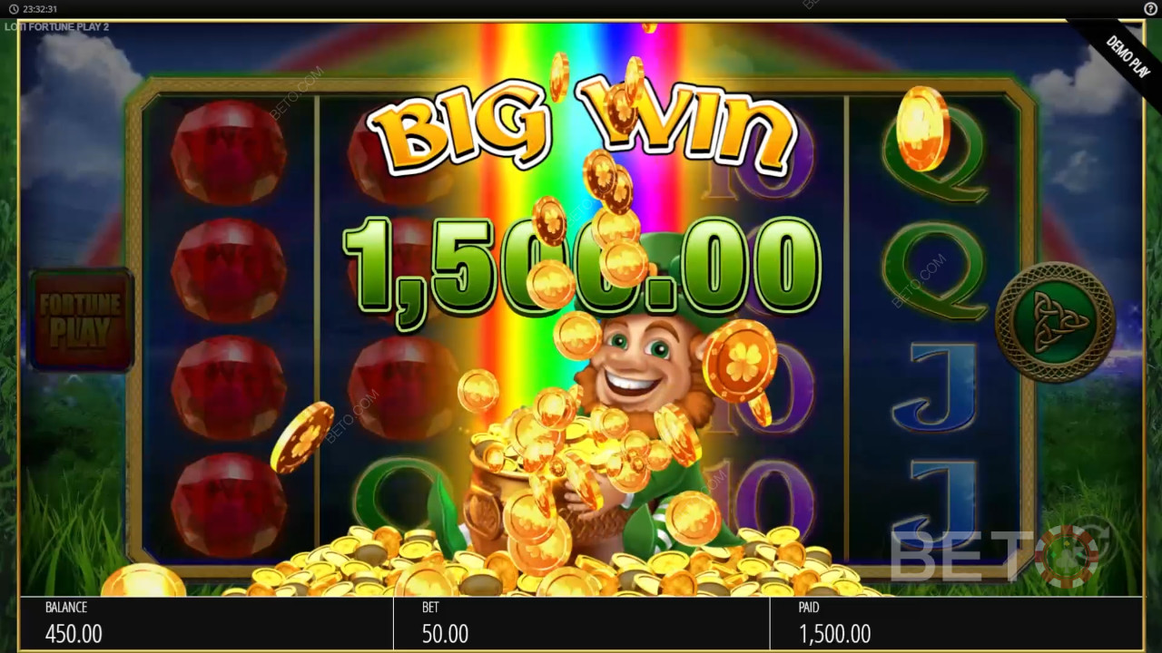 在 Luck O The Irish Fortune Spins 2 老虎机中赢取 50,000 倍投注额！