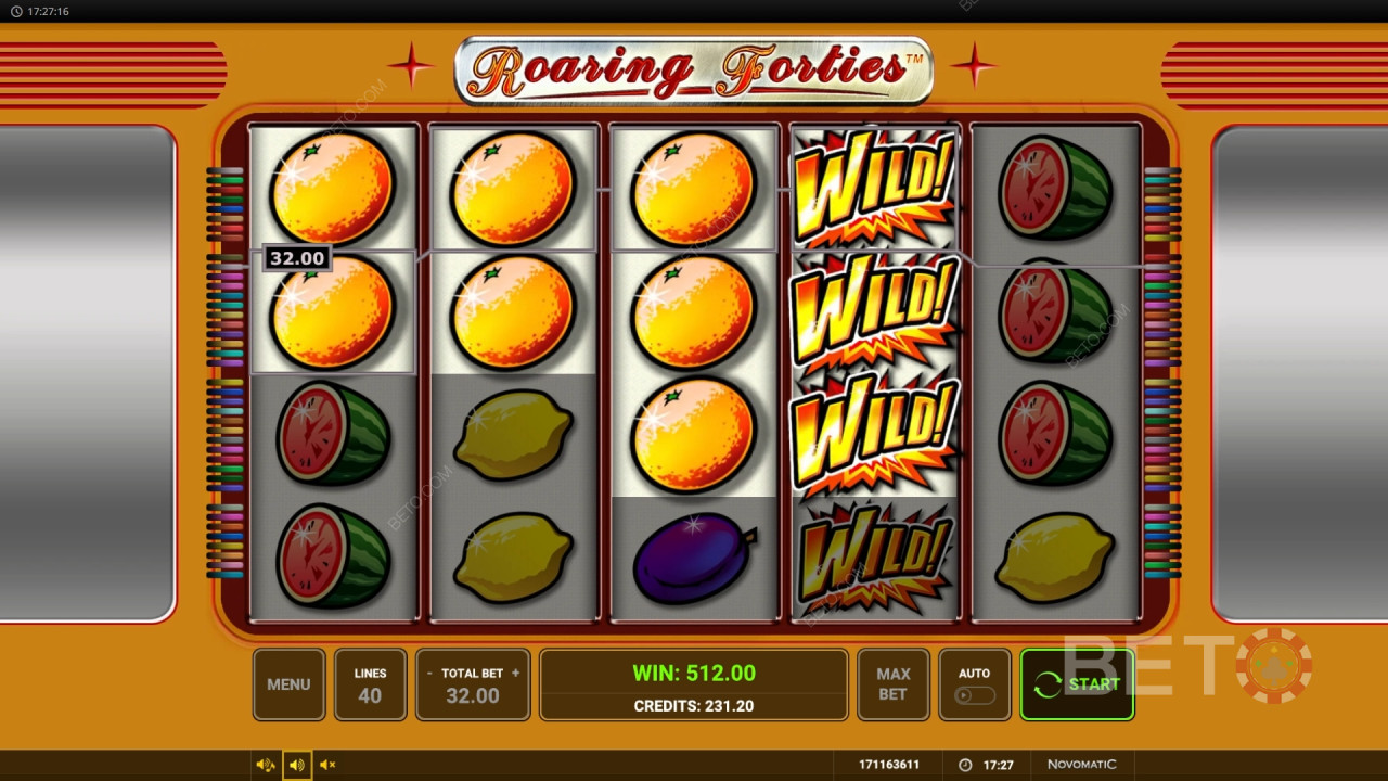 Roaring Forties 免费游戏