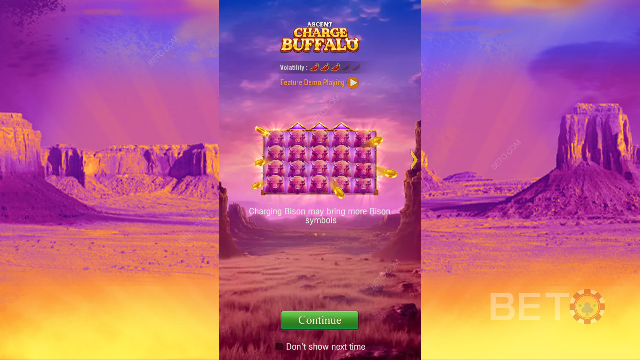 由 TaDa Gaming 提供的《水牛城-新月》冲锋奖金功能说明