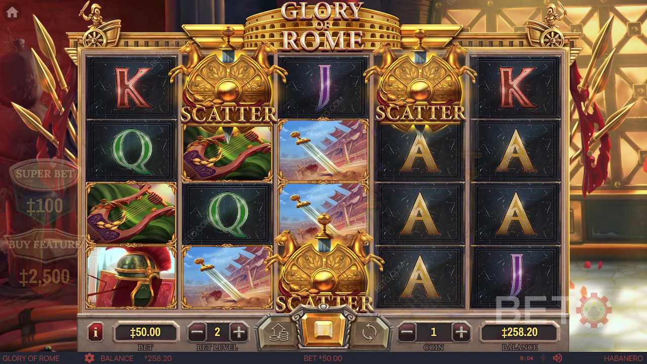 Glory of Rome (Habanero) 免费游戏