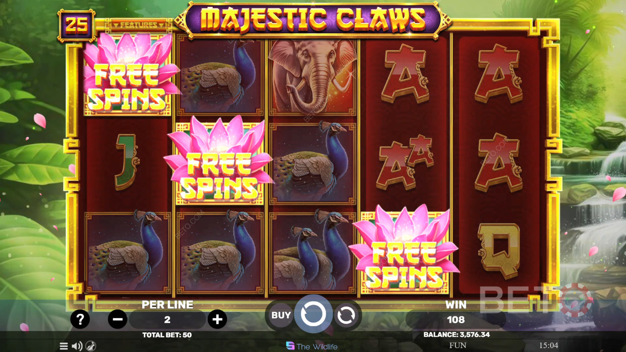 Majestic Claws 评论 by BETO Slots
