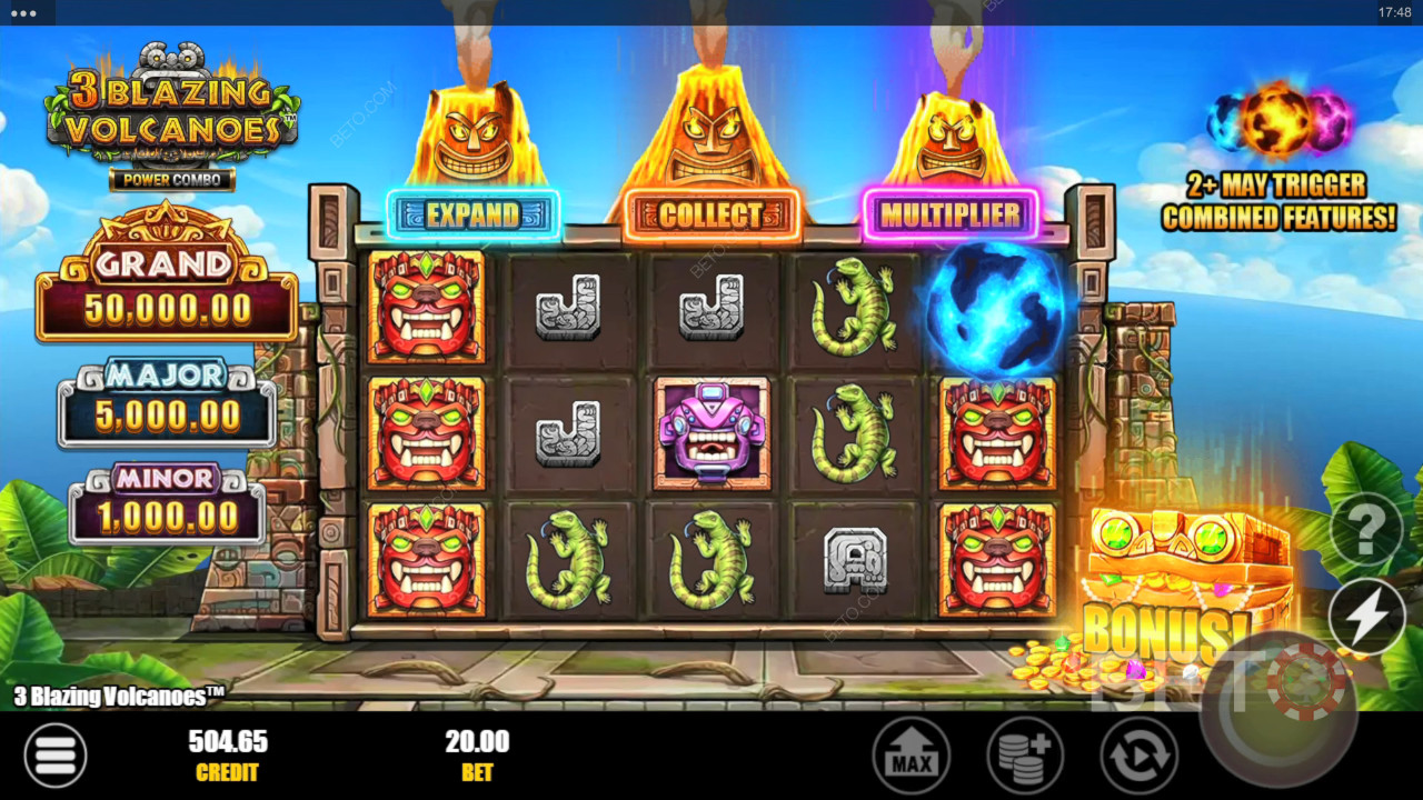 3 Blazing Volcanoes Power Combo 免费游戏