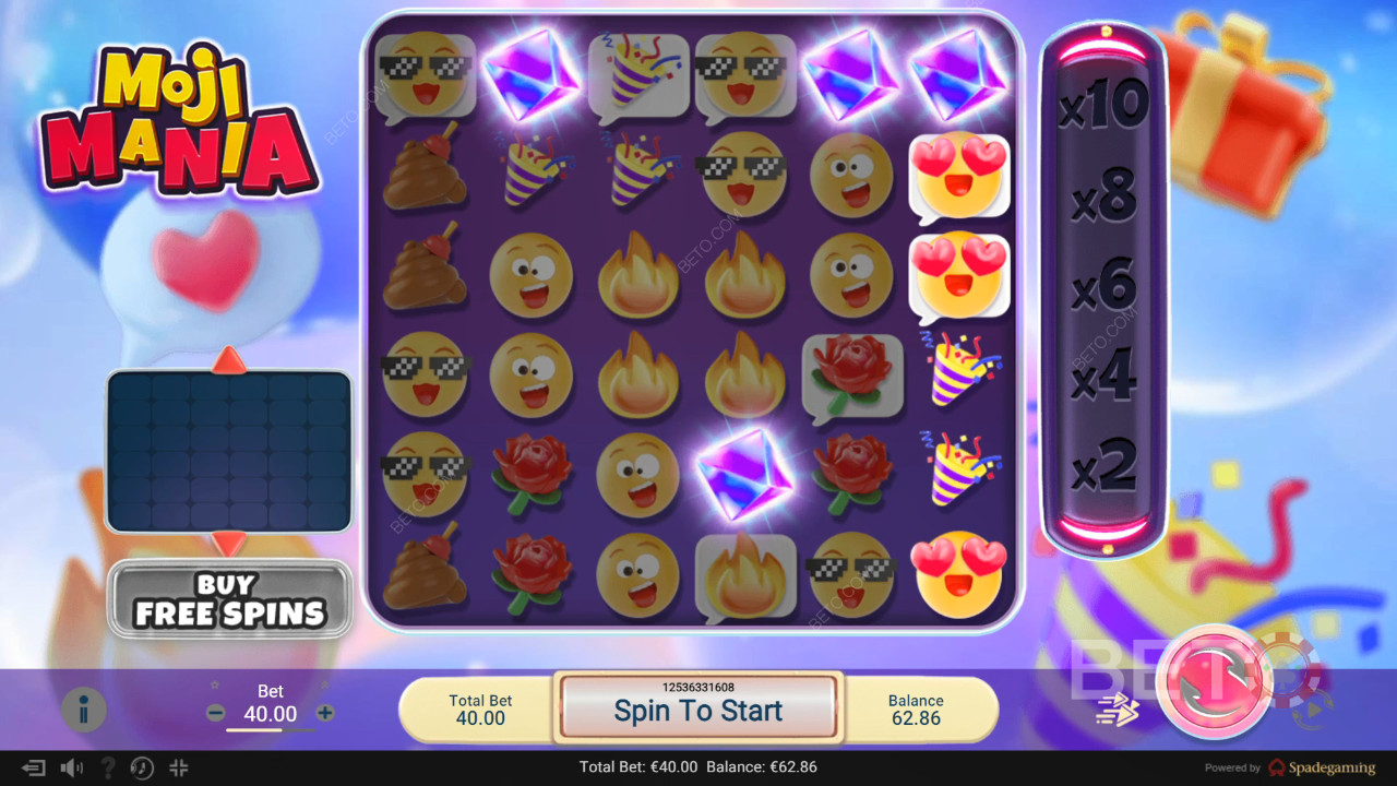 BETO 老虎机对 Moji Mania 的评论