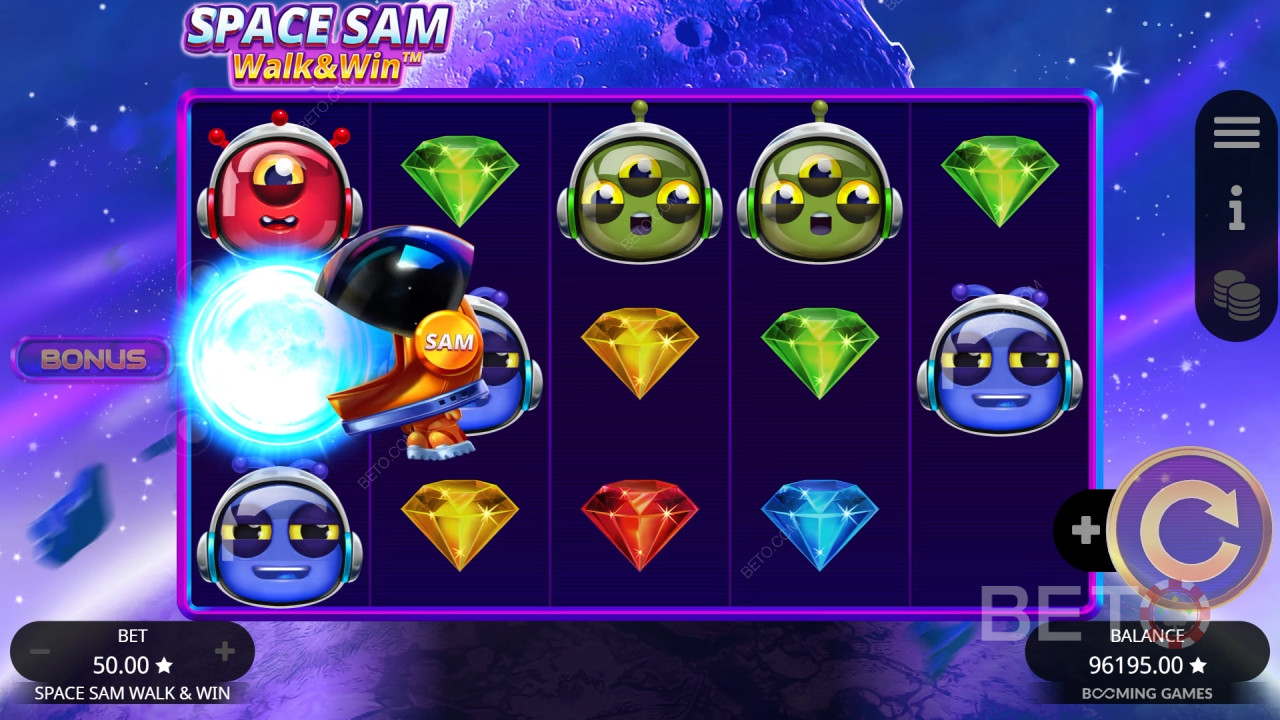 Space Sam Walk and Win 免费游戏