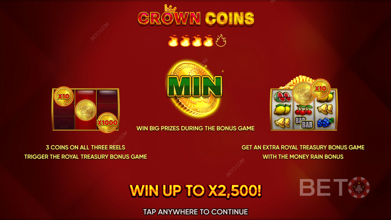 皇冠金币》中的奖励功能说明Endorphina