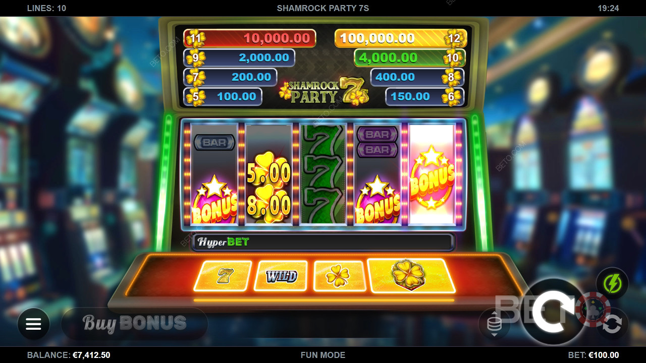 Shamrock Party 7s 免费游戏