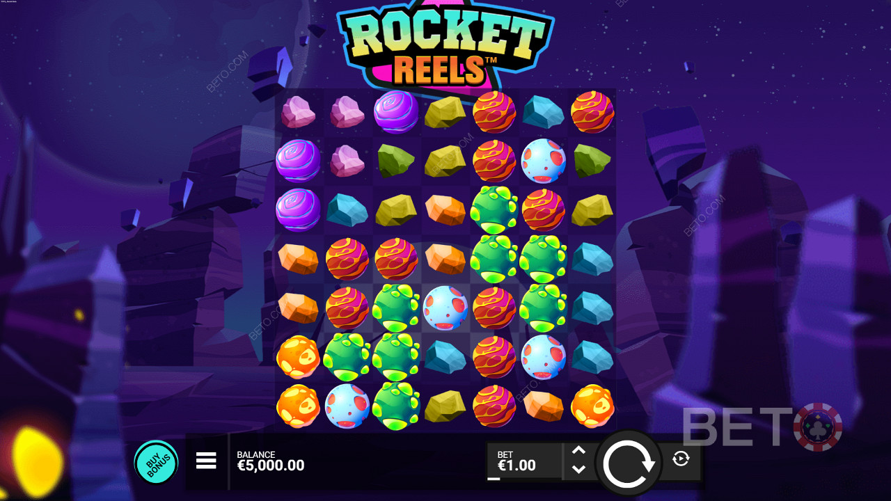 Hacksaw Gaming基于Rocket Reels集群的老虎机