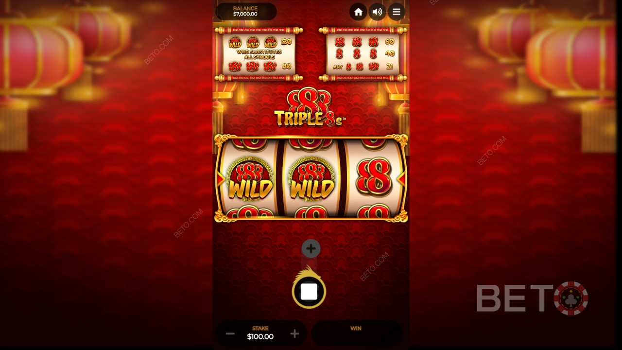 Triple 8s 评论 by BETO Slots
