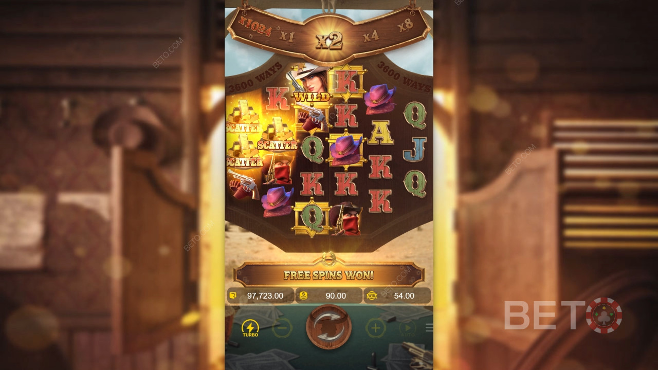 狂野Bounty Showdown 中的奖金功能说明PG Soft