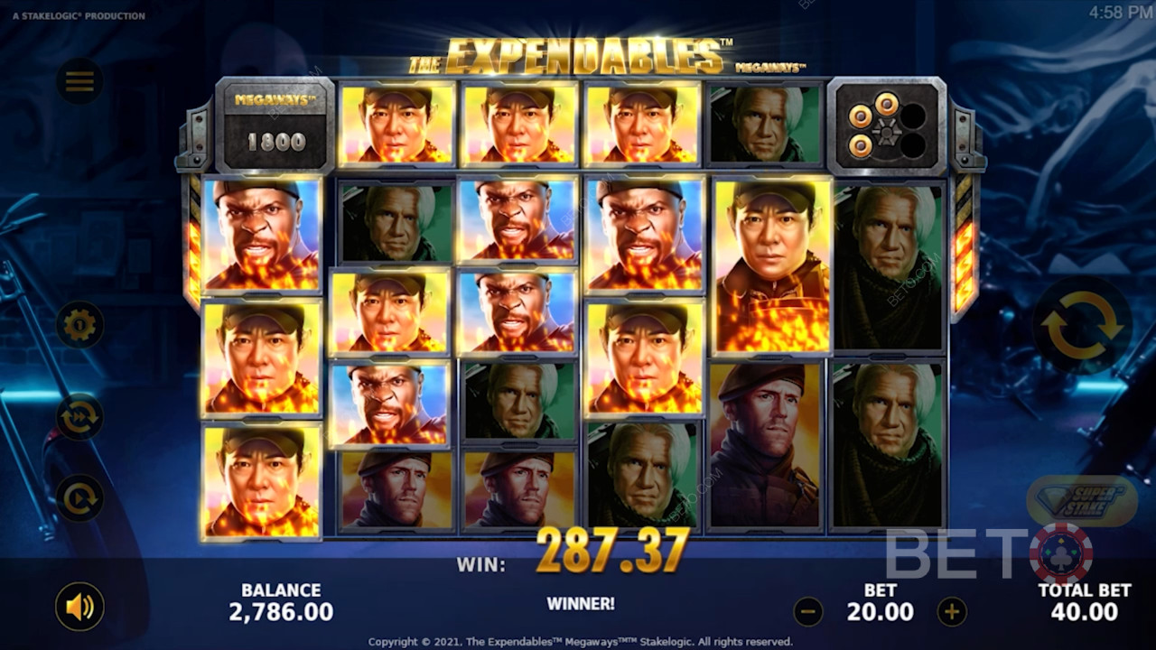 The Expendables New Mission Megaways BETO 老虎机评论