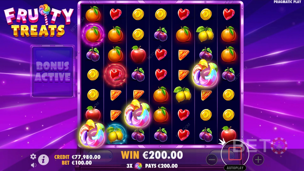 Fruity Treats 评论 by BETO Slots