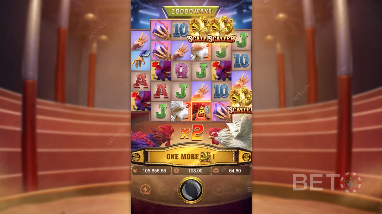BETO 老虎机的 Rooster Rumble 评论