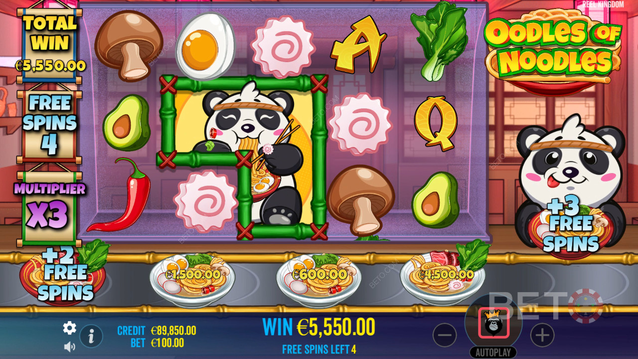 Oodles of Noodles 评论 by BETO Slots
