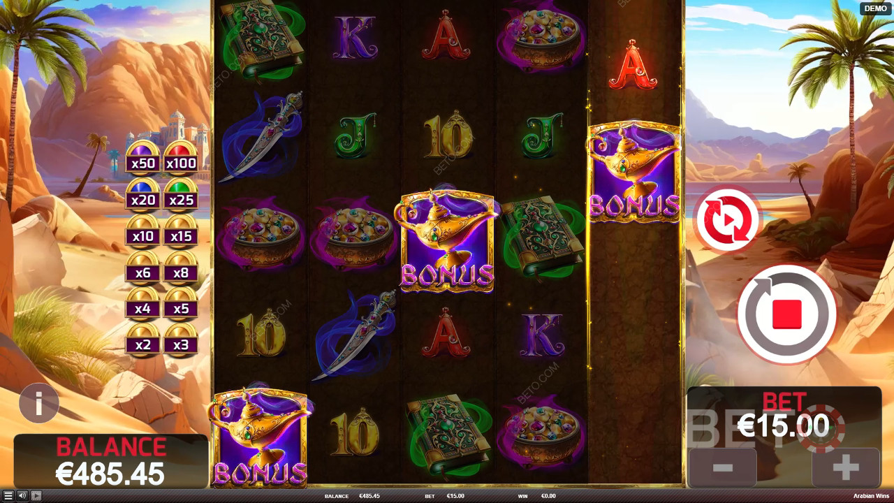Arabian Wins 免费游戏