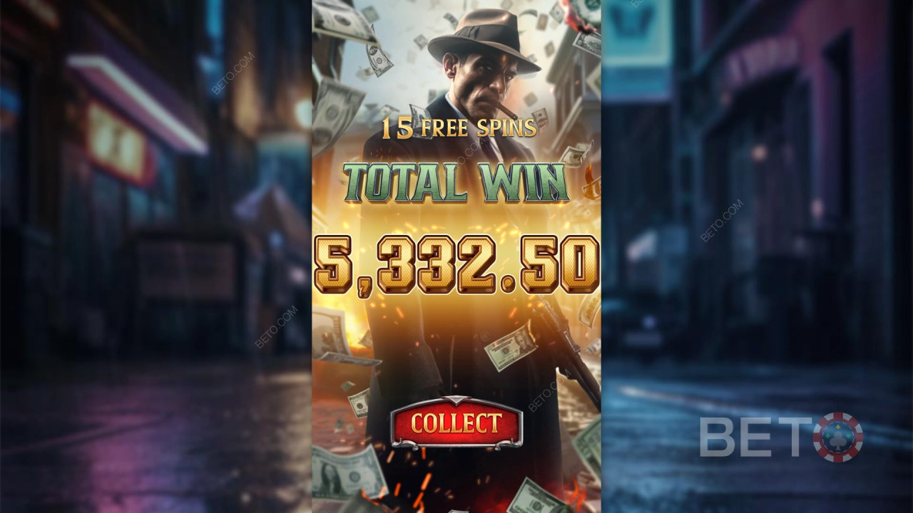 在 Mafia Mayhem 在线老虎机中赢取 10,000 倍投注额！