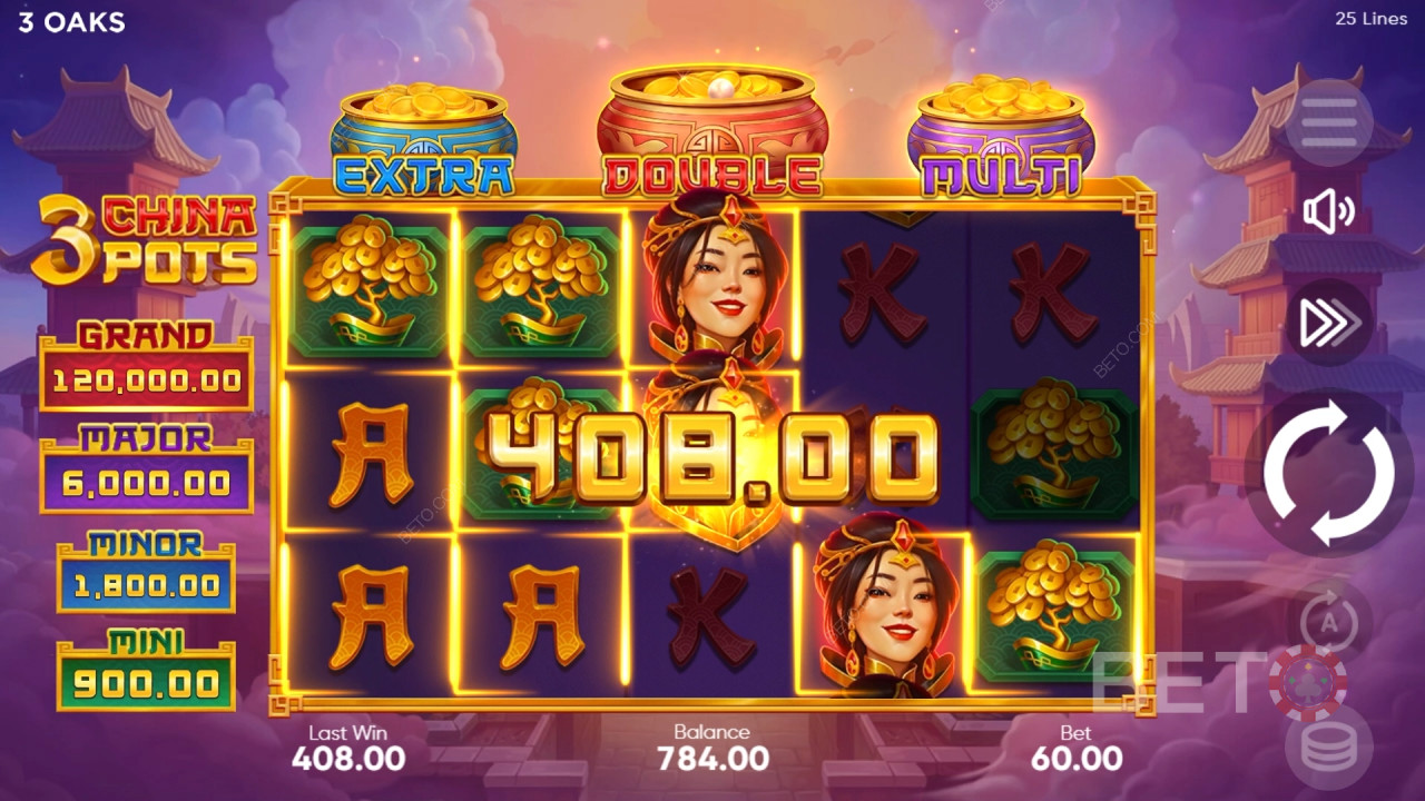3 China Pots 评论：BETO 老虎机