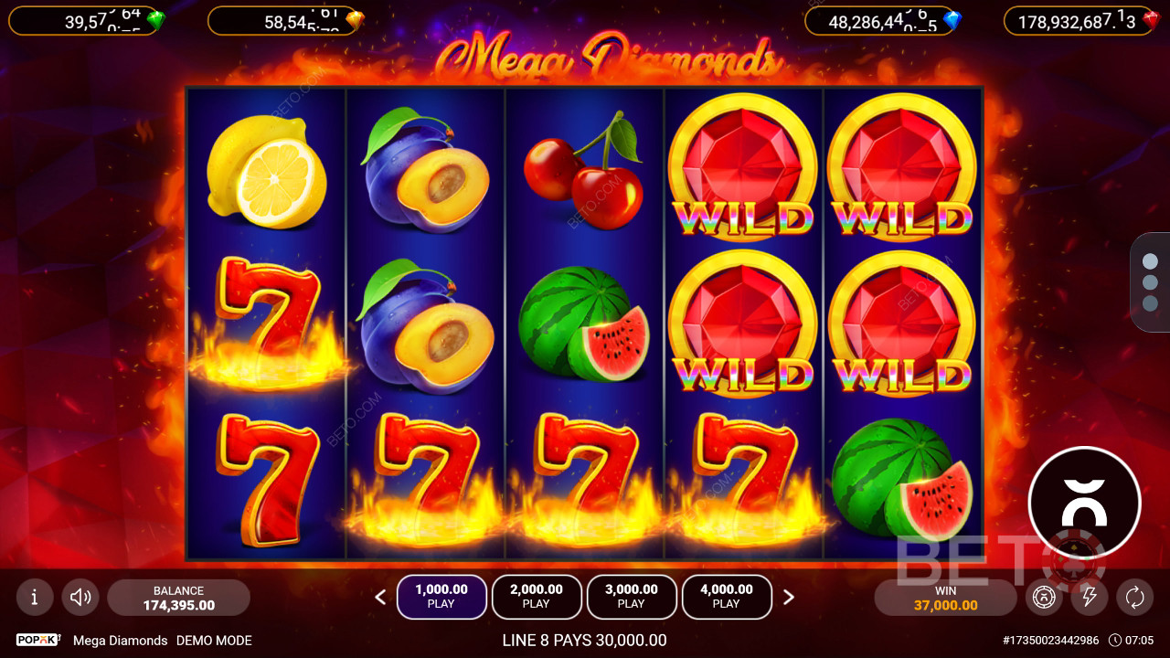 Mega Diamonds (Popok Gaming) 免费游戏