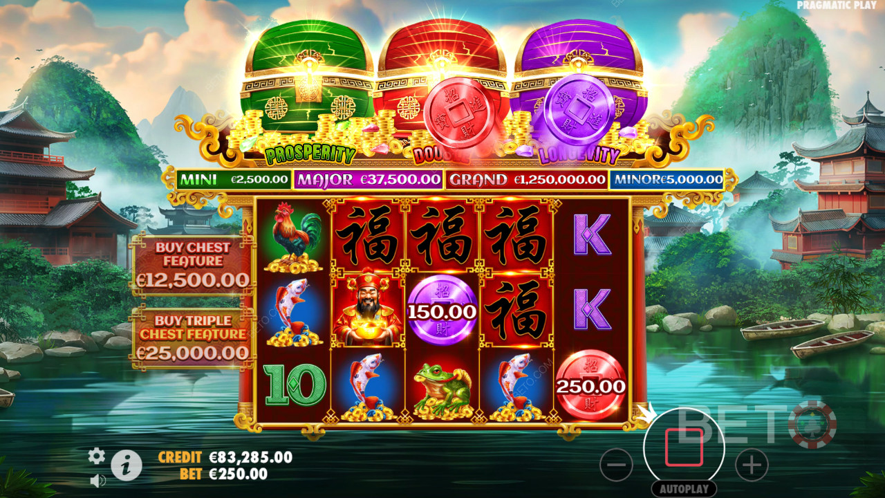 Chests of Cai Shen 免费游戏