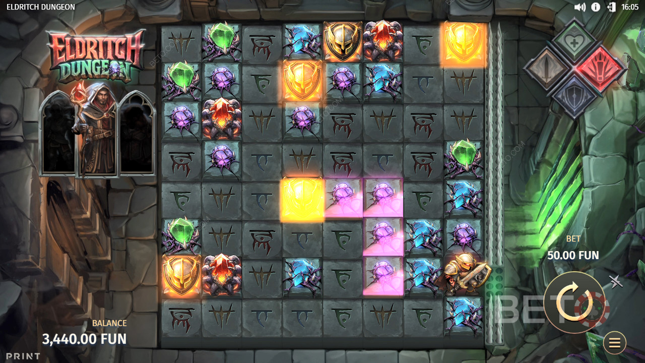 BETO 老虎机对 Eldritch Dungeon 的评论