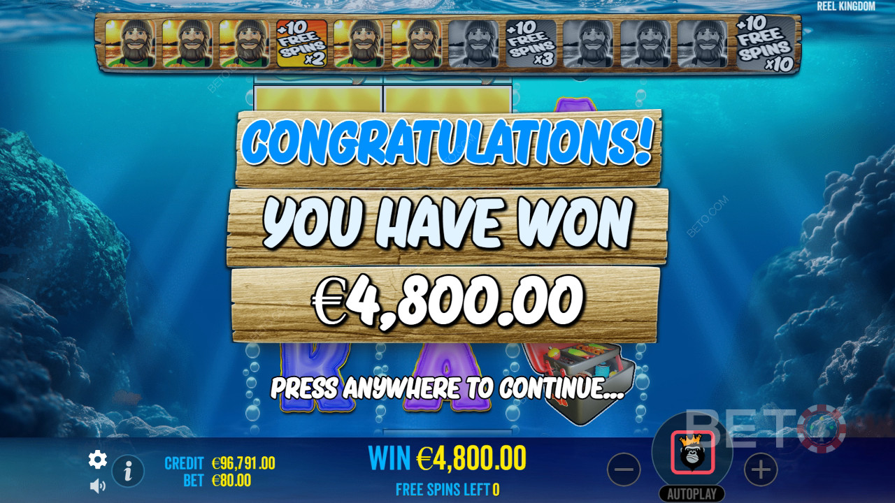 在Big Bass Bonanza 3 Reeler 在线老虎机中赢取 5,000 倍投注额！