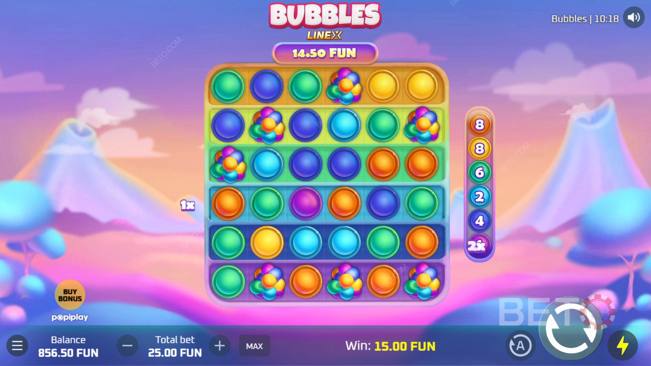 Bubbles 评论 by BETO Slots