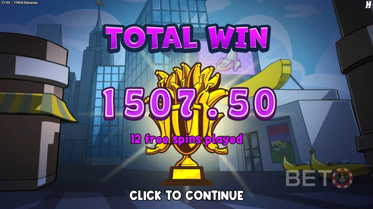 在 FRKN Bananas 在线老虎机中赢取 10,000 倍投注额！