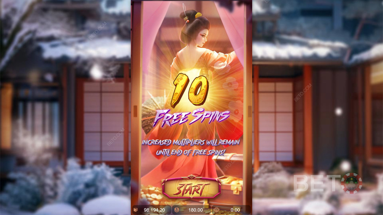 艺伎的复仇》中的奖励功能由PG Soft