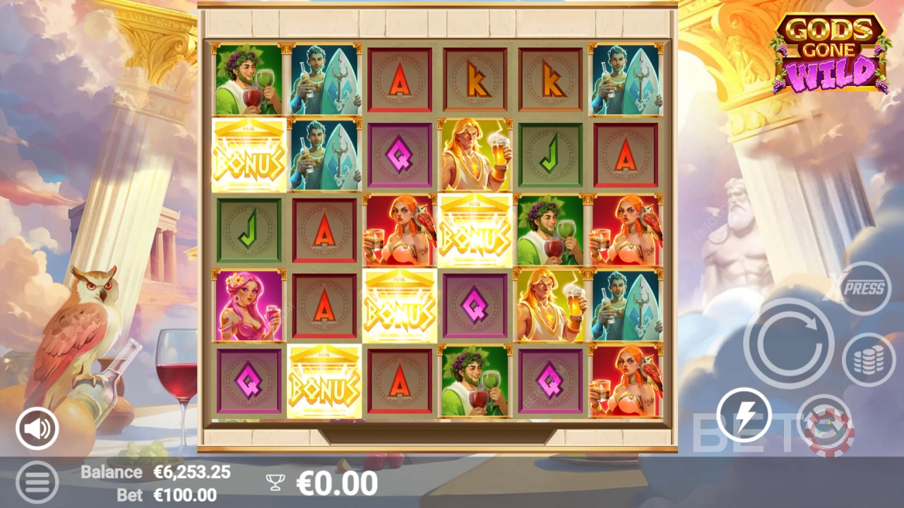Gods Gone Wild 免费游戏