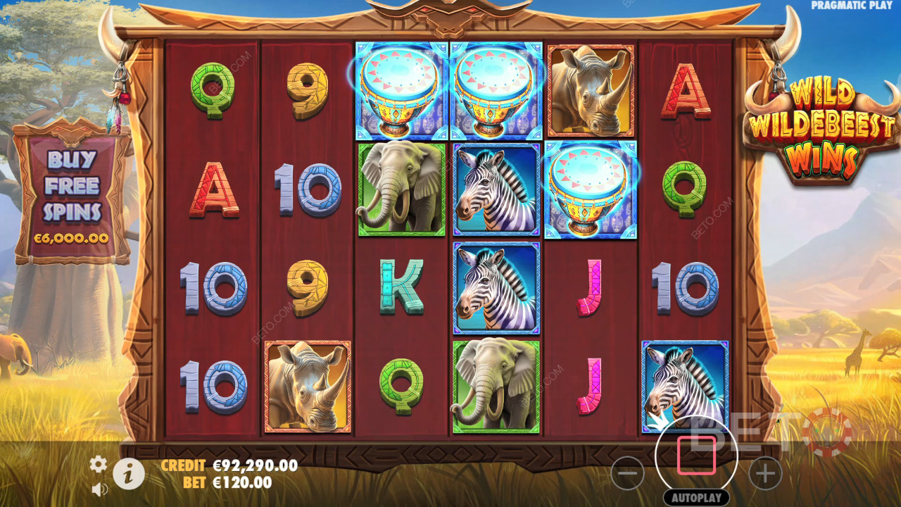 Wild Wildebeest Wins 免费游戏