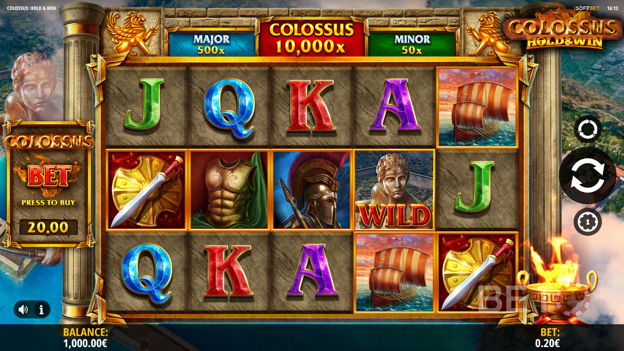 Chase Jackpots 价值高达您在 Colossus 中的股份的 10,000 倍：持有并赢取老虎机