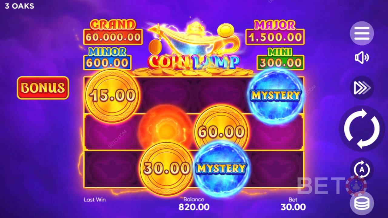 如何玩 3 Oaks Gaming 的硬币灯