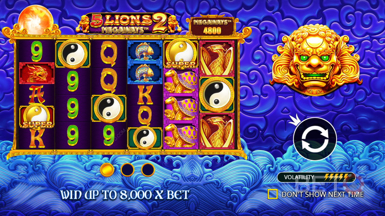 5 Lions Megaways 2 好玩吗？
