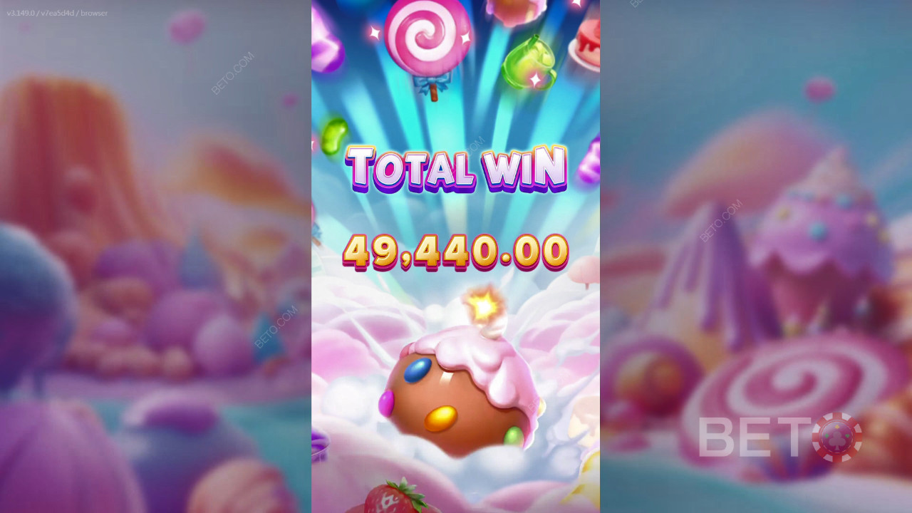 在 Pop Pop Candy 1000 在线老虎机中赢取 25,000 倍投注额！
