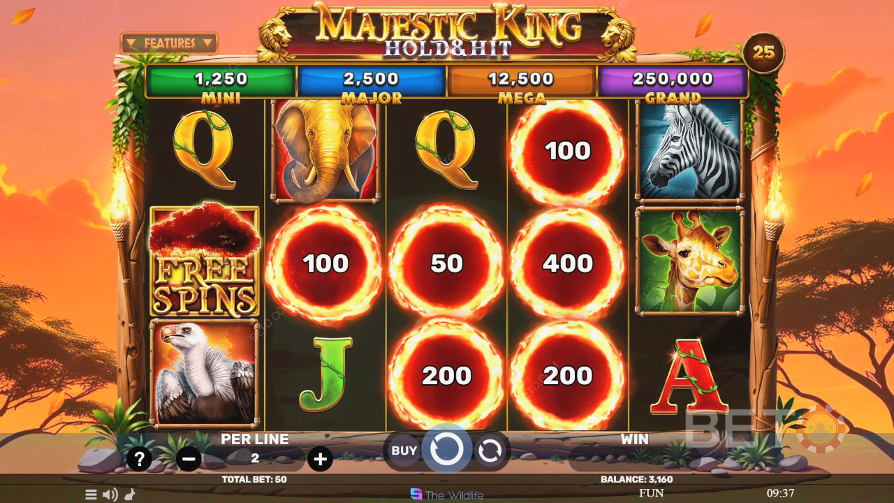 Majestic King - Hold & Hit 免费游戏