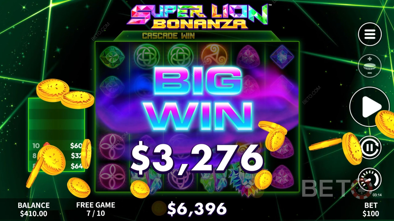 Super Lion Bonanza 免费游戏