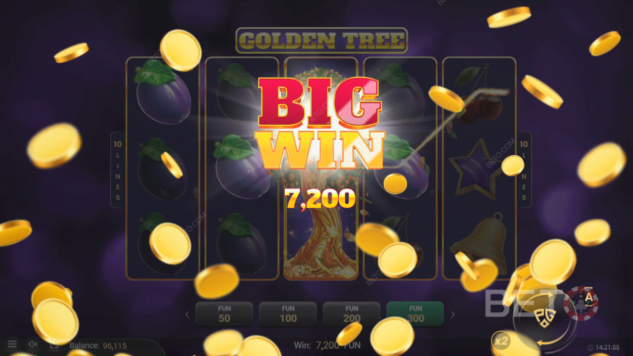 在黄金树视频老虎机中赢取 5,000 倍投注额！