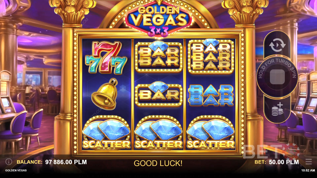 Golden Vegas 3x3 免费游戏