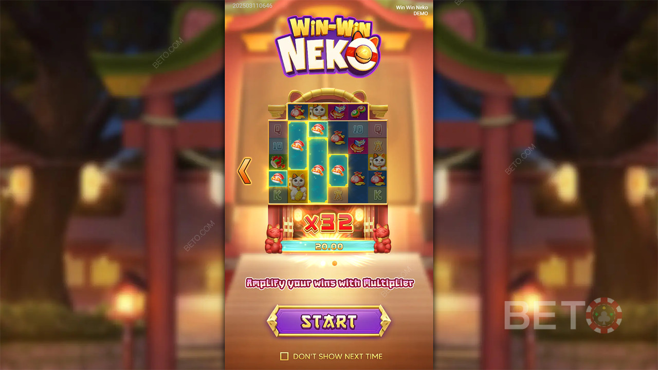在 Win Win Neko 在线老虎机中赢取 5,000 倍投注额！