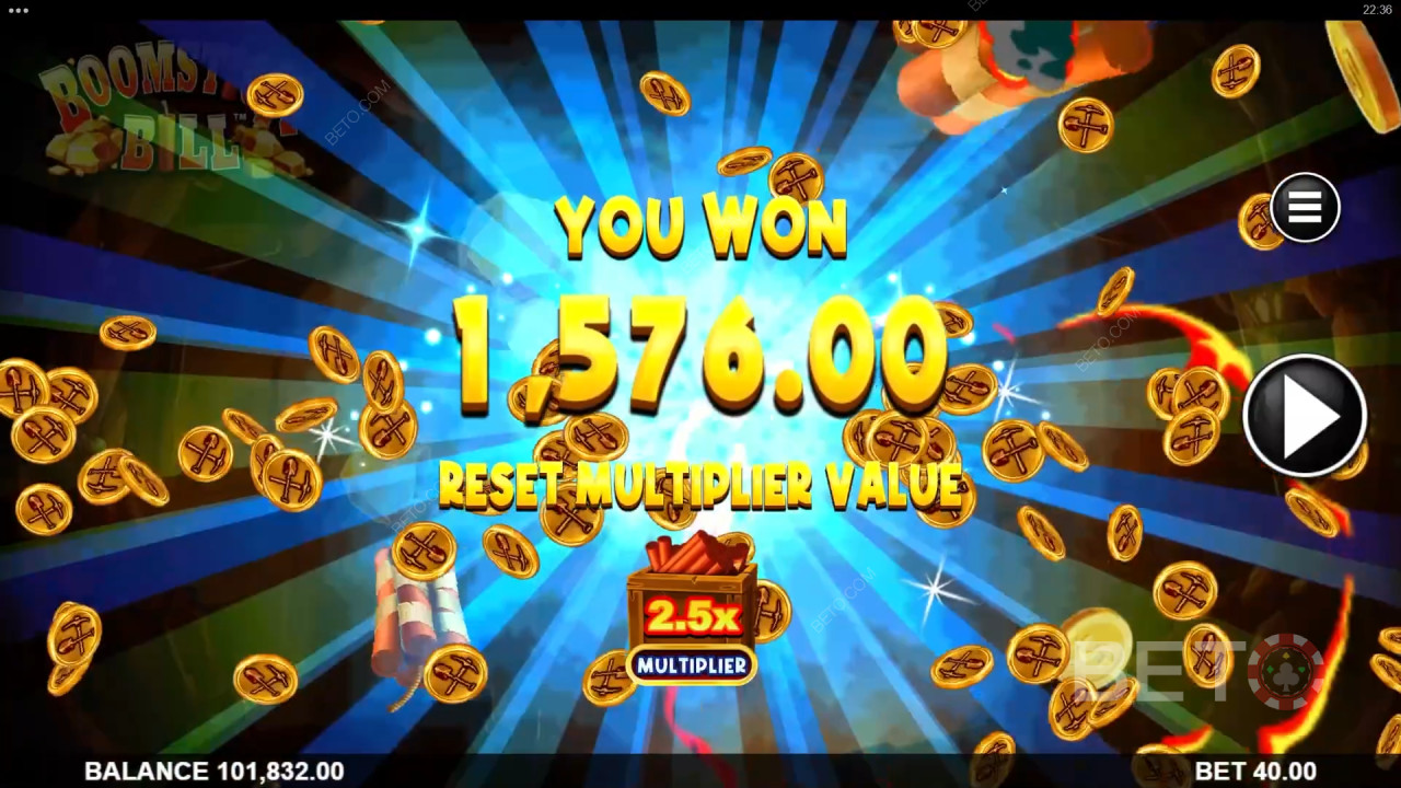 在 Boomstick Bill 老虎机中赢取 5,000 倍投注额！