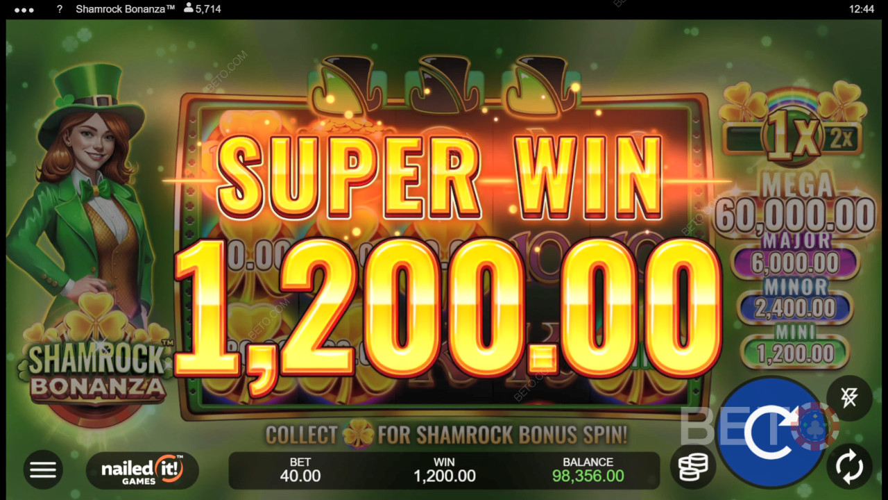 Nailed It 解读三叶草 Bonanza 中的红利功能！游戏