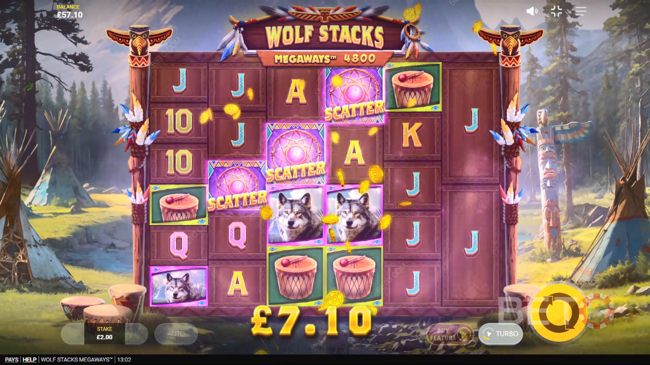 Wolf Stacks Megaways 评论：BETO 老虎机