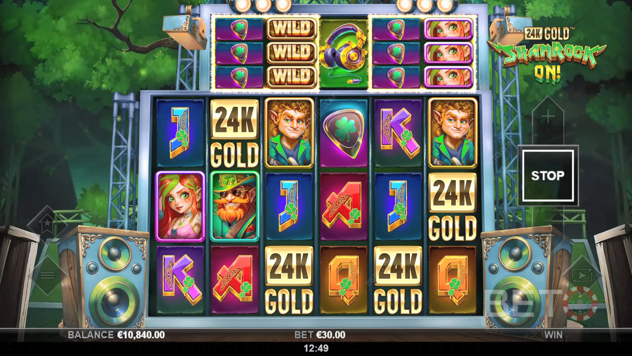 24k Gold Shamrock On！评论者：BETO 老虎机