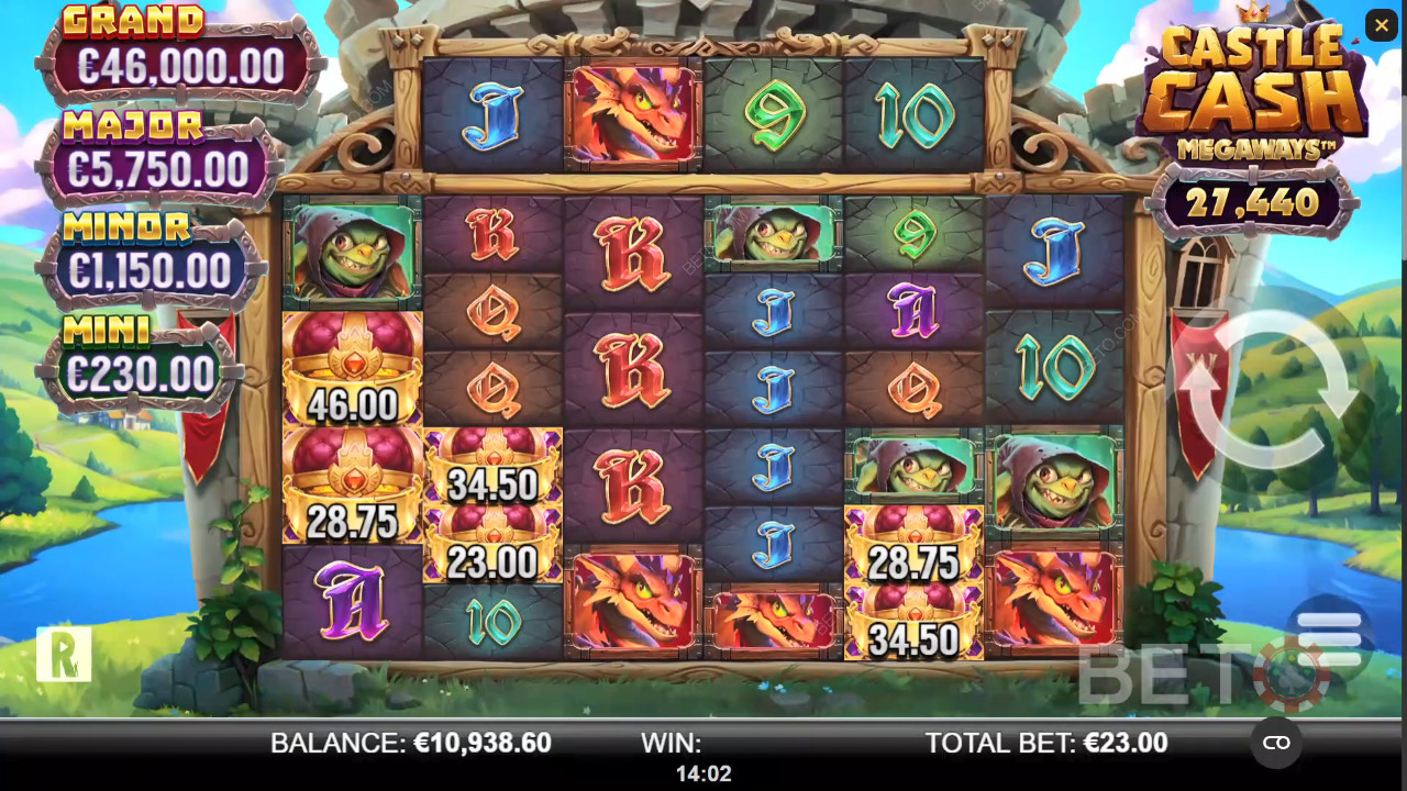 Castle Cash Megaways 免费游戏