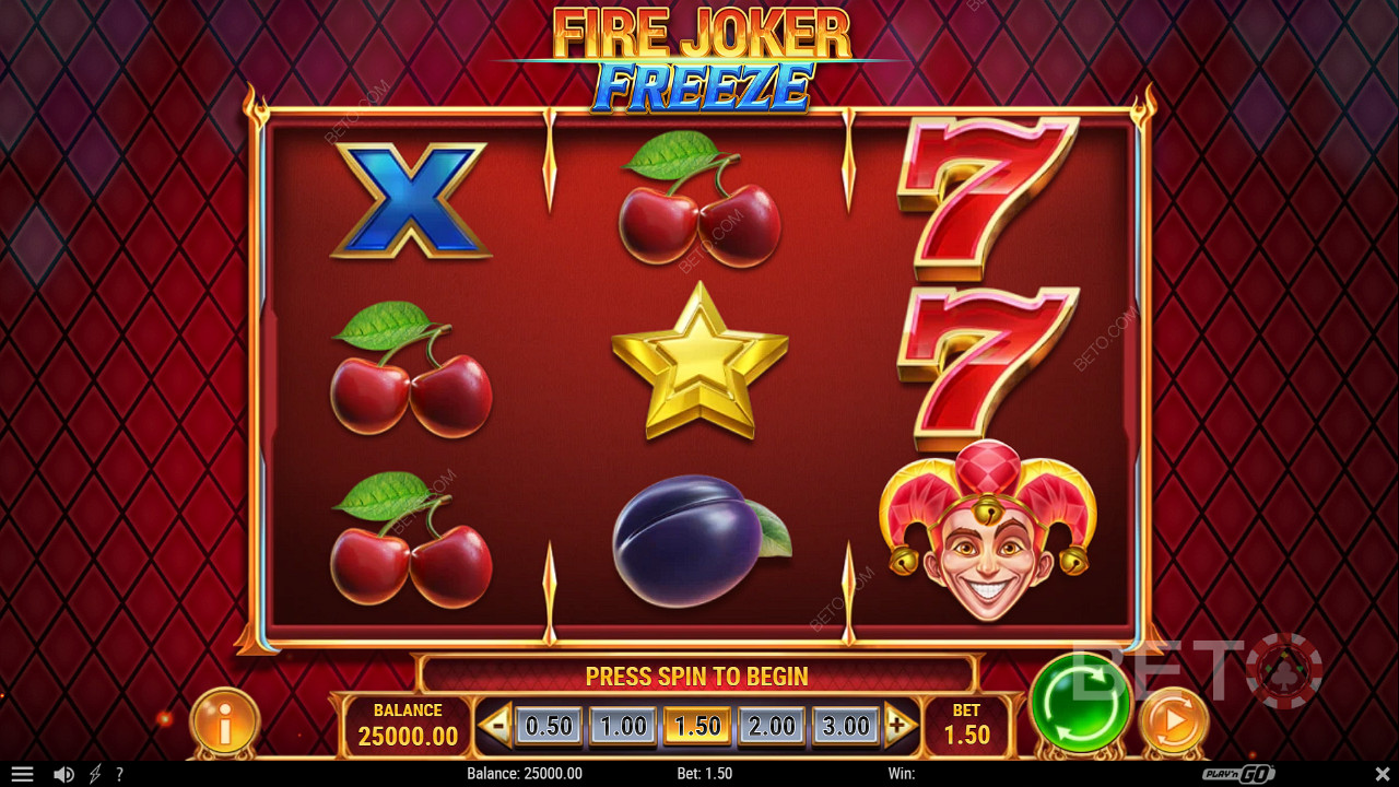 在Fire Joker Freeze老虎机的经典布局和现代功能中享受乐趣。