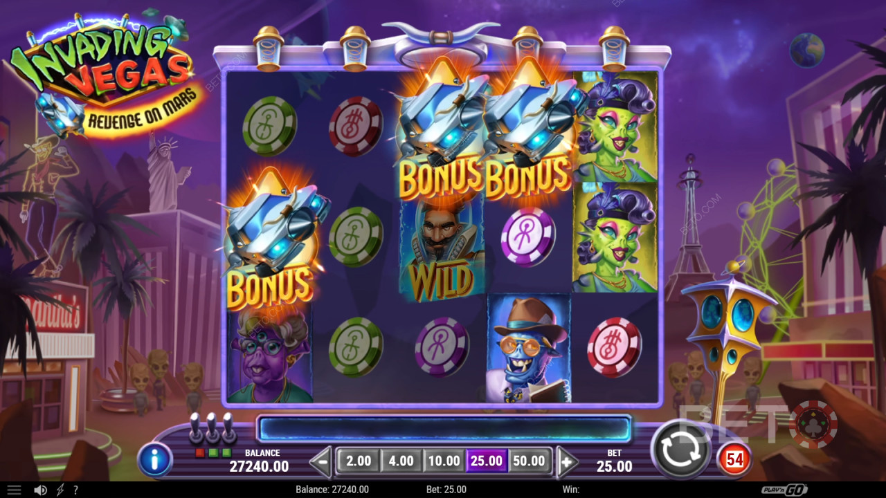 Invading Vegas Revenge on Mars 免费游戏