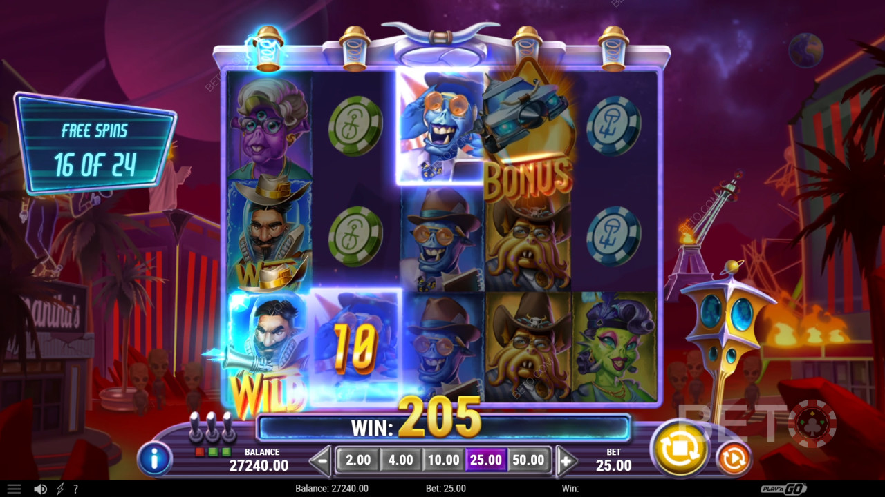 入侵拉斯维加斯之火星复仇》奖金功能说明Play